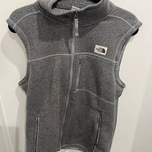 The North Face Charcoal Fleece Vest